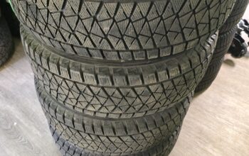 265/70r17 Bridgestone snow tires on Chevy rims