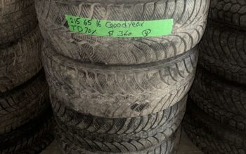 215/65/16 GOODYEAR WINTER TIRES
