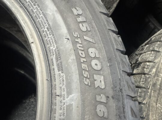 215/60R16 Michelin snow tire