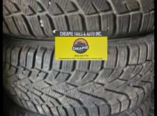 For Sale: General Snow Tires – 215/60R16 – 75% Tre